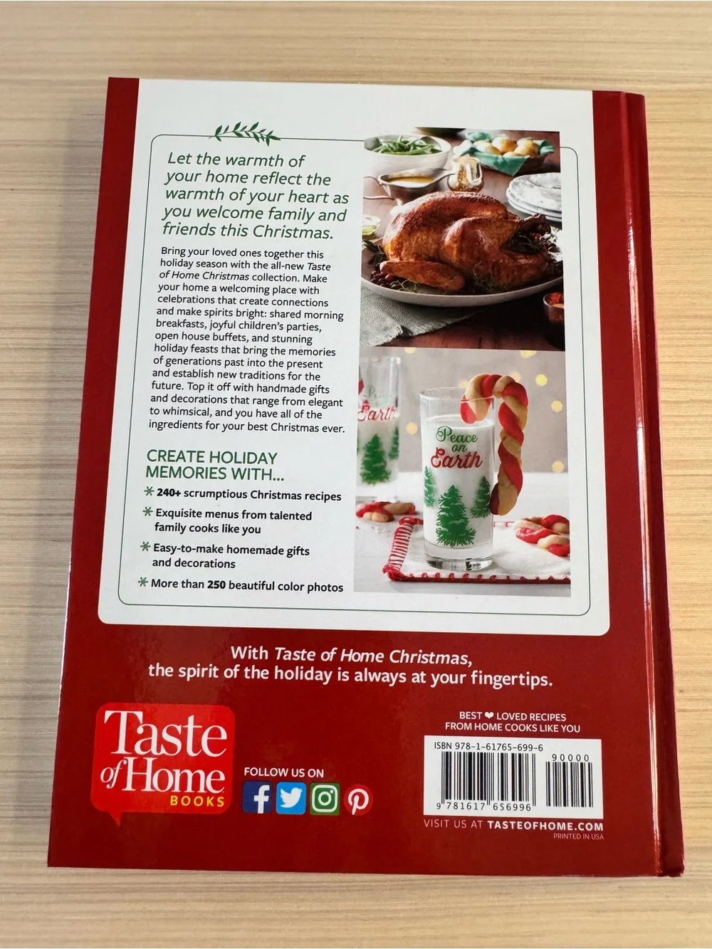 Taste of Home Christmas 2017 Hardback Cookbook